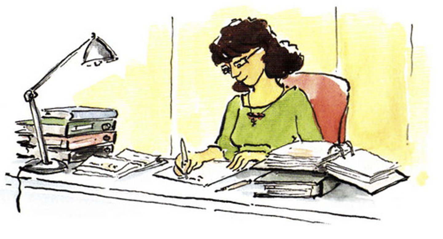 <p>to work</p>