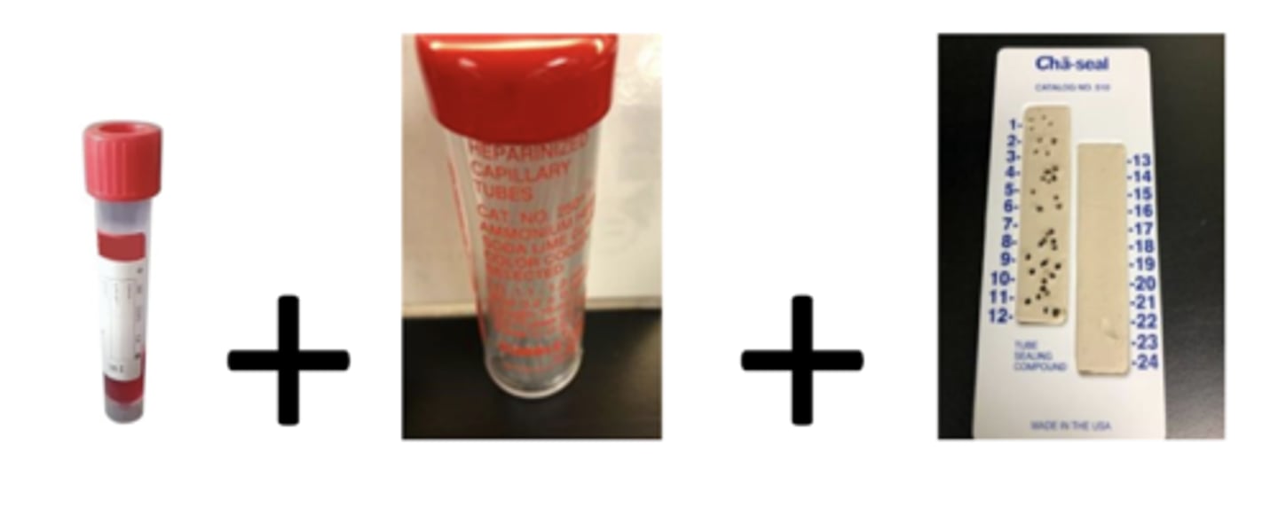 <p>use heparinized capillary tubes</p>