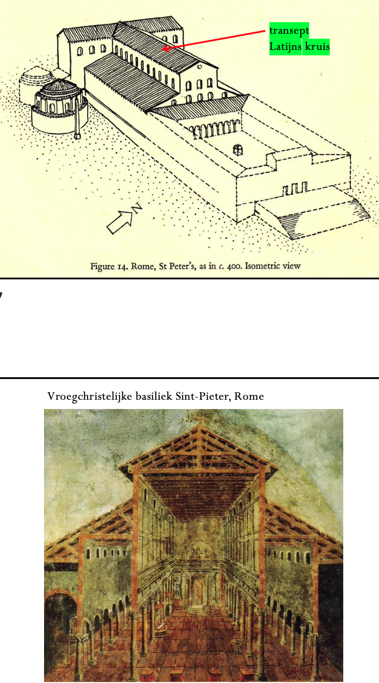 <p><span>Vroegchristelijke basiliek Sint-Pieter, Rome</span></p>