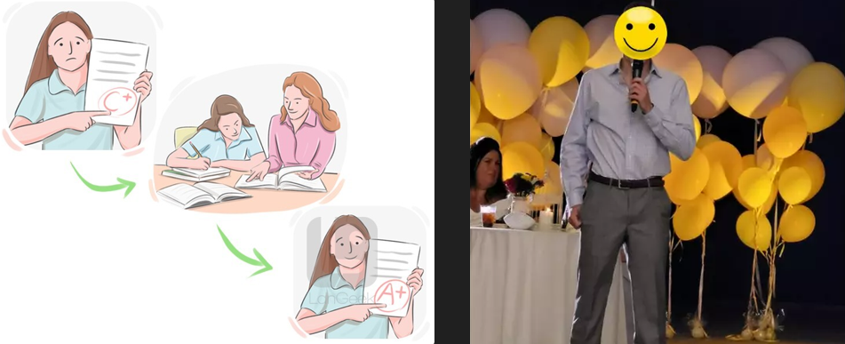 <p>aparecer, progresar</p>