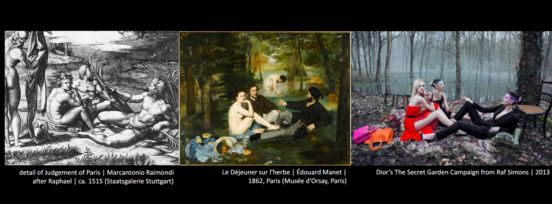 <p>the use of pre existing images and making something new with that</p>