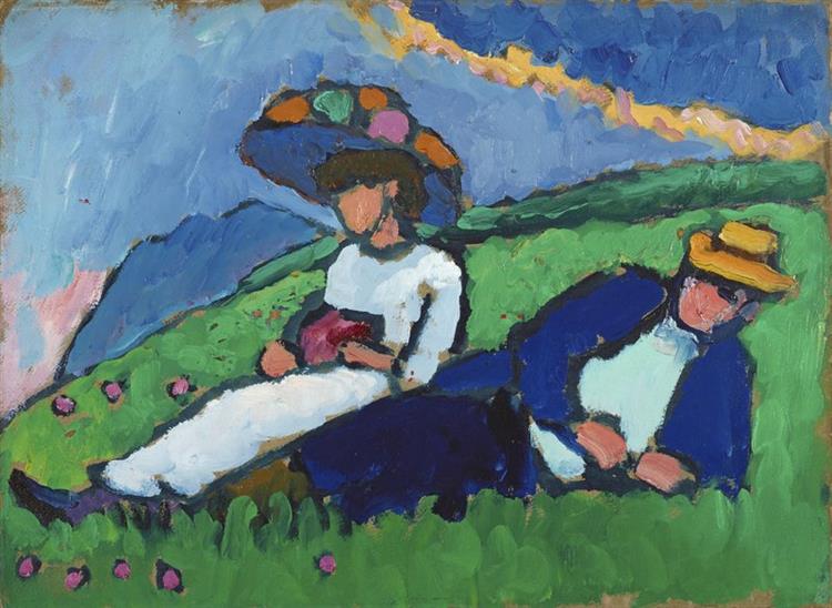 <p>Jawlensky and Werefkin, 1908/9</p>