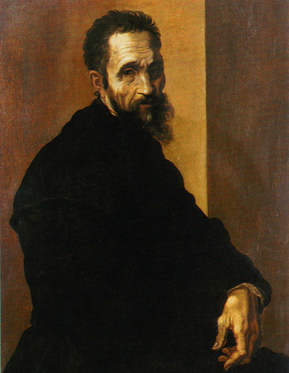 <p>famous painter and sculptor who painted the ceiling of the Sistene Chapel in the Vatican and statue of David</p>
