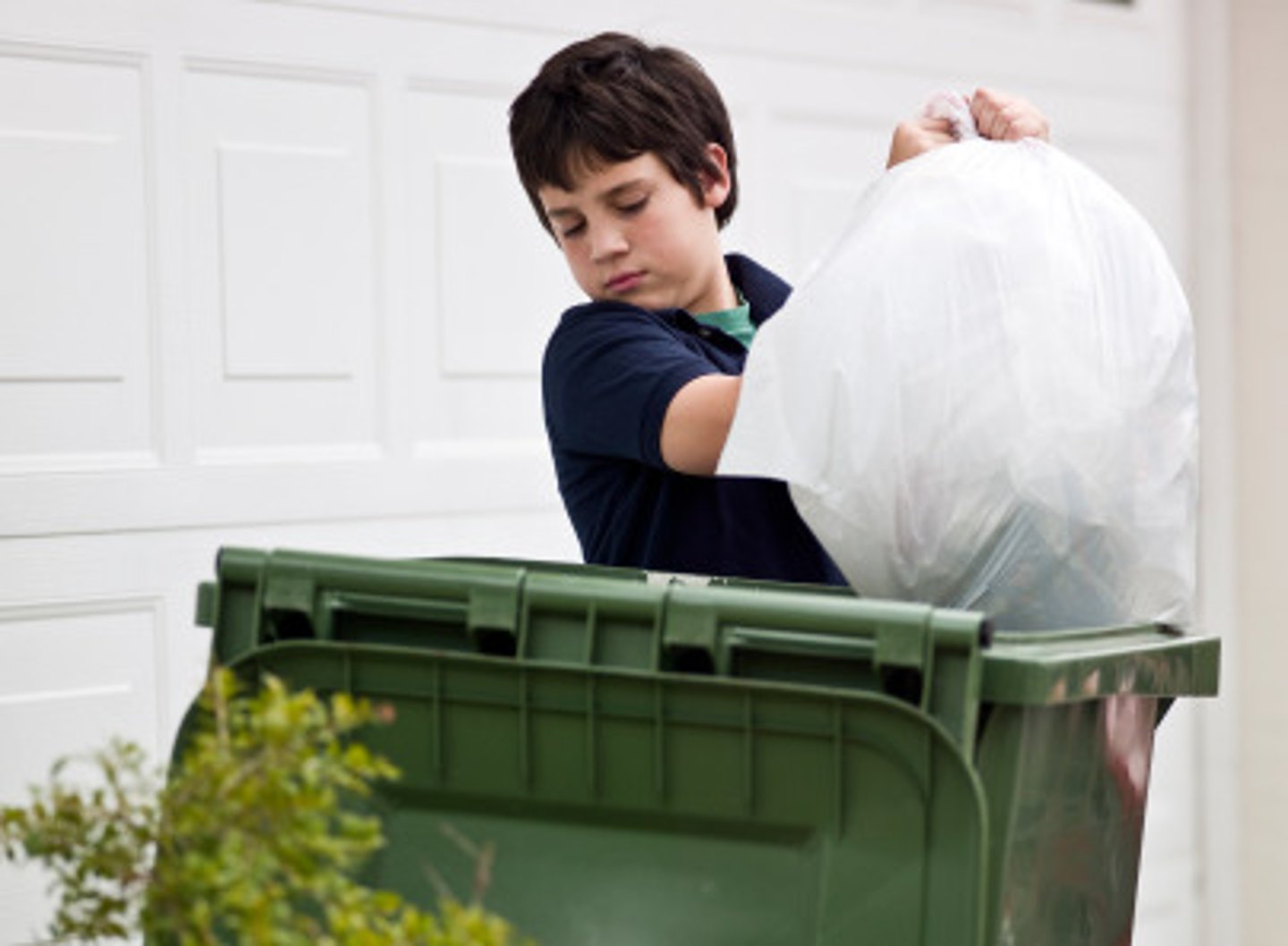 <p>to take out the trash</p>