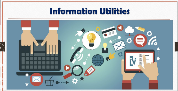 <p>Public<u> information utilities</u> (such as CompuServe, home banking and shopping, etc.) and specialized industry services (e.g., weather for pilots) will continue to proliferate. The rate of proliferation will accelerate with the introduction of high-bandwidth interaction and the improvement in the quality of interfaces.</p>