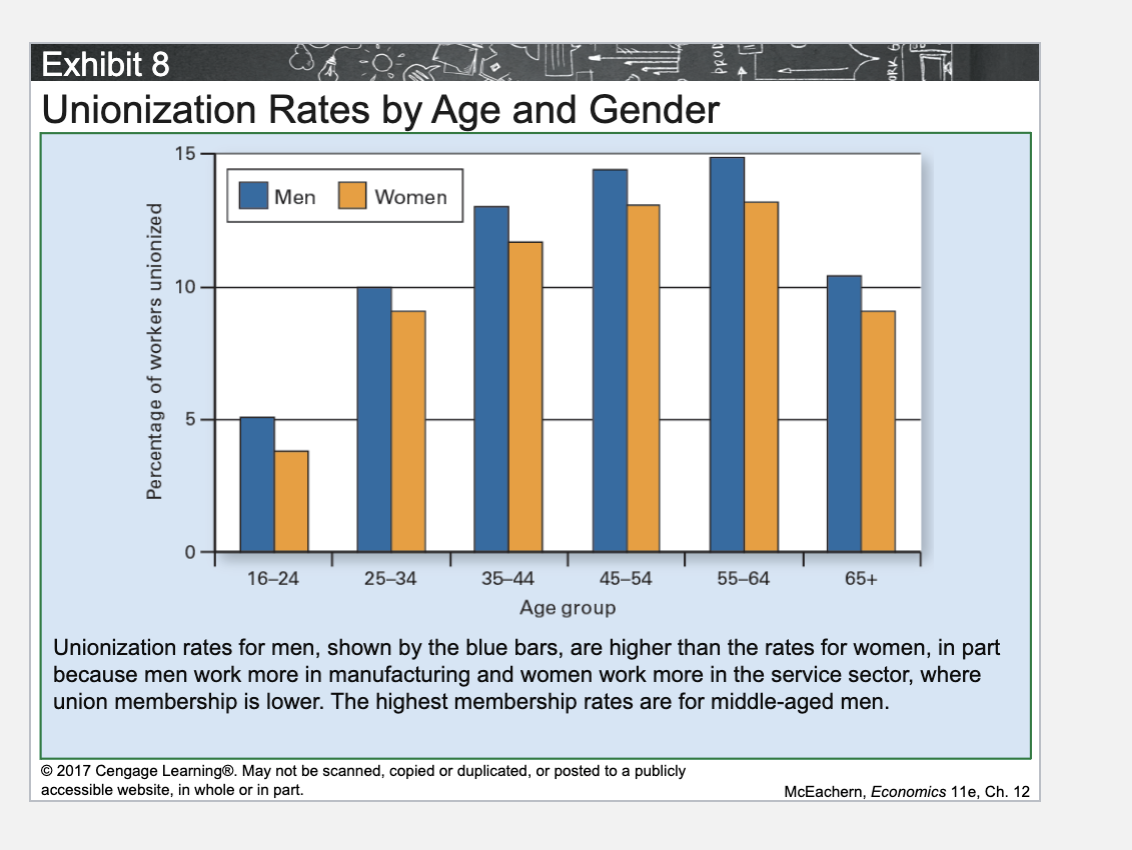 <p>Unionization Rates by Age and Gender</p>
