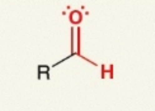 <p><span>R–C(=O)–H</span></p>
