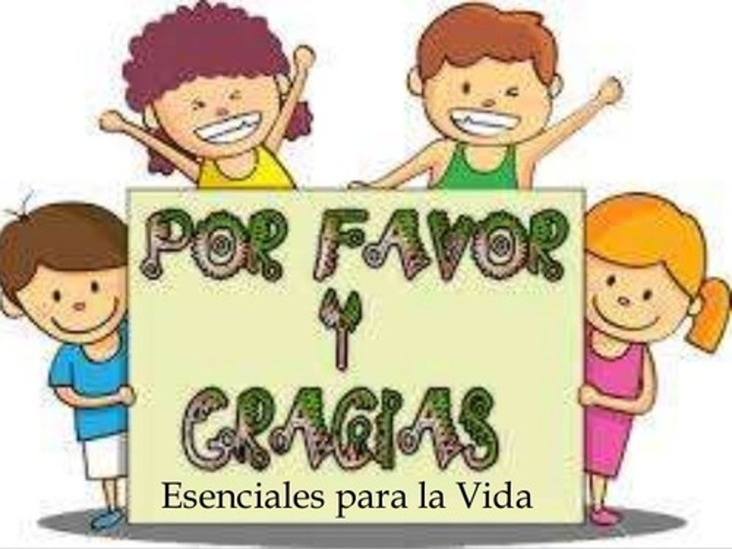 <p>to say "please" and "thank you"</p>