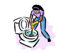 <p>limpiar el baño</p>