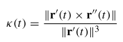 <p>function in vector form</p>
