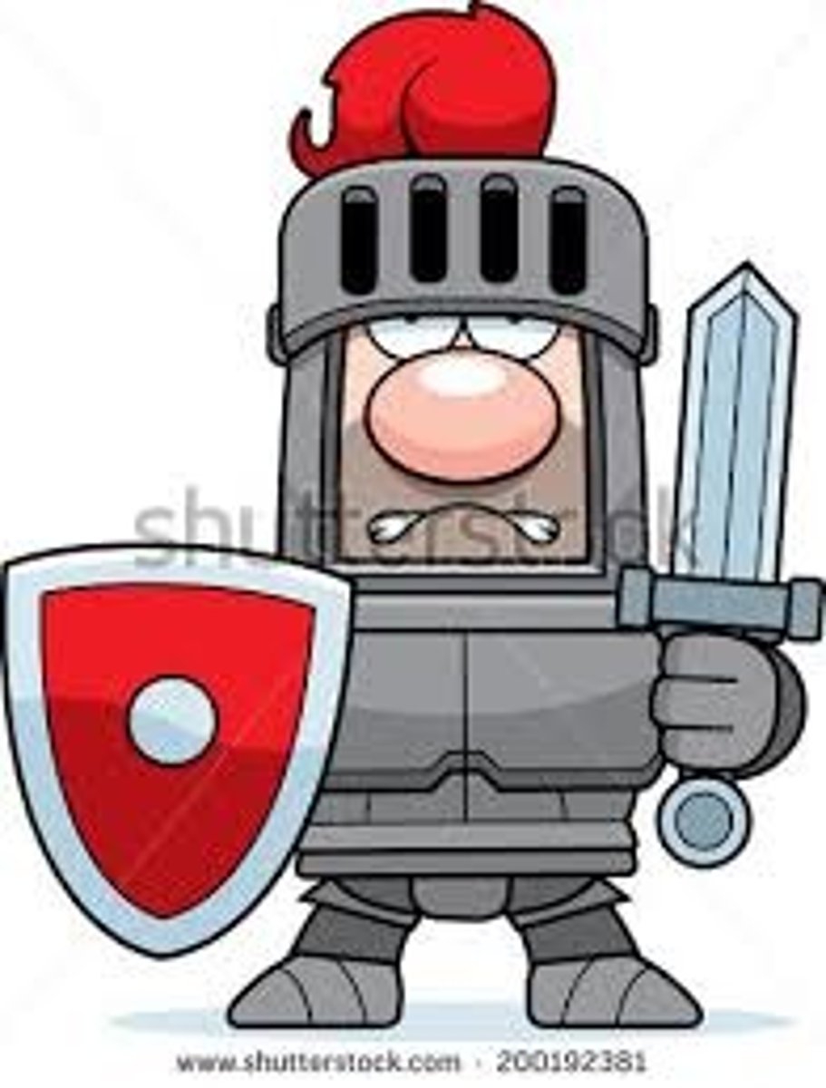 <p>to defend</p>