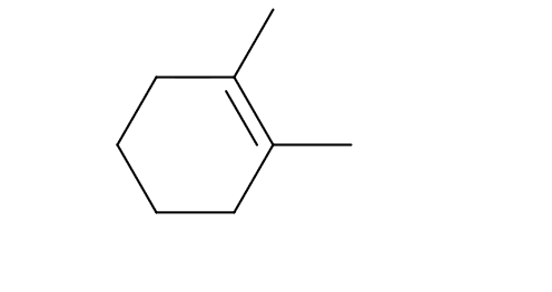 <p>How many allylic positions (not allylic Hydrogens… allylic POSITIONS) can you find in this molecule?</p>