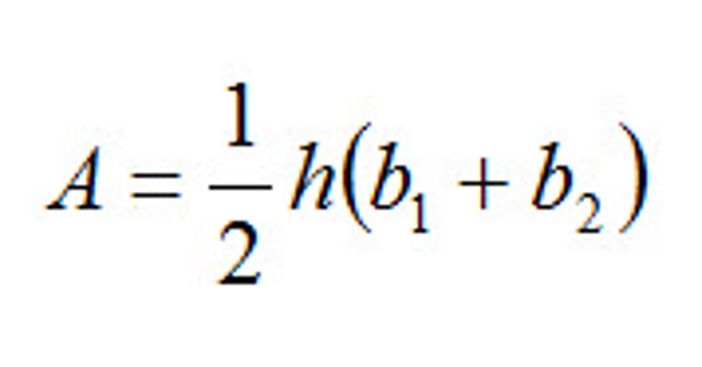 <p>interval/2 * (b₁+b₂)</p>