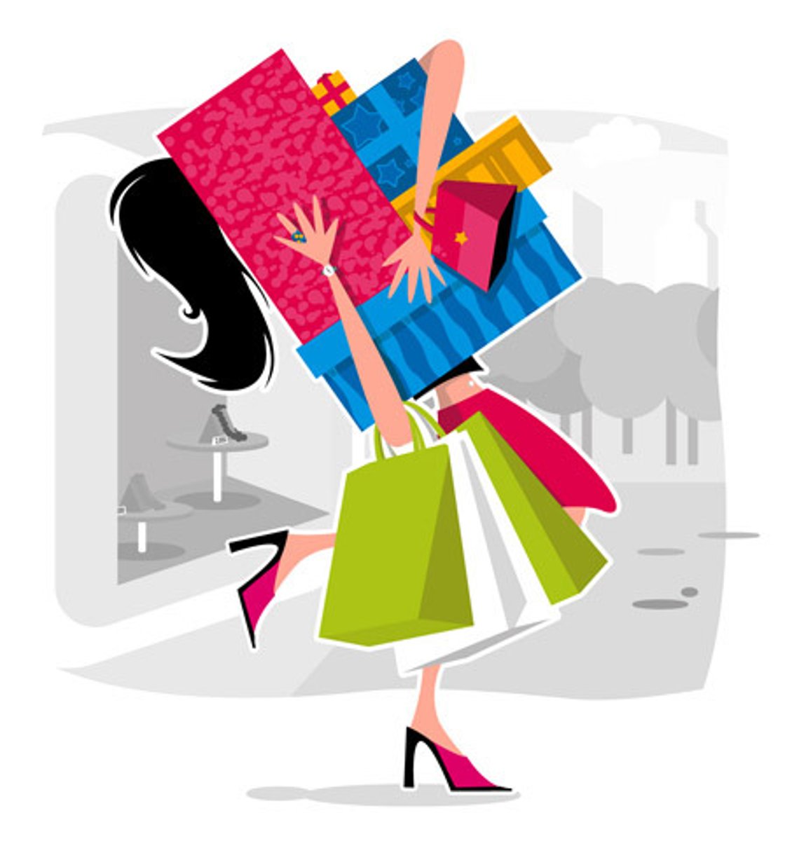 <p>to go shopping</p>