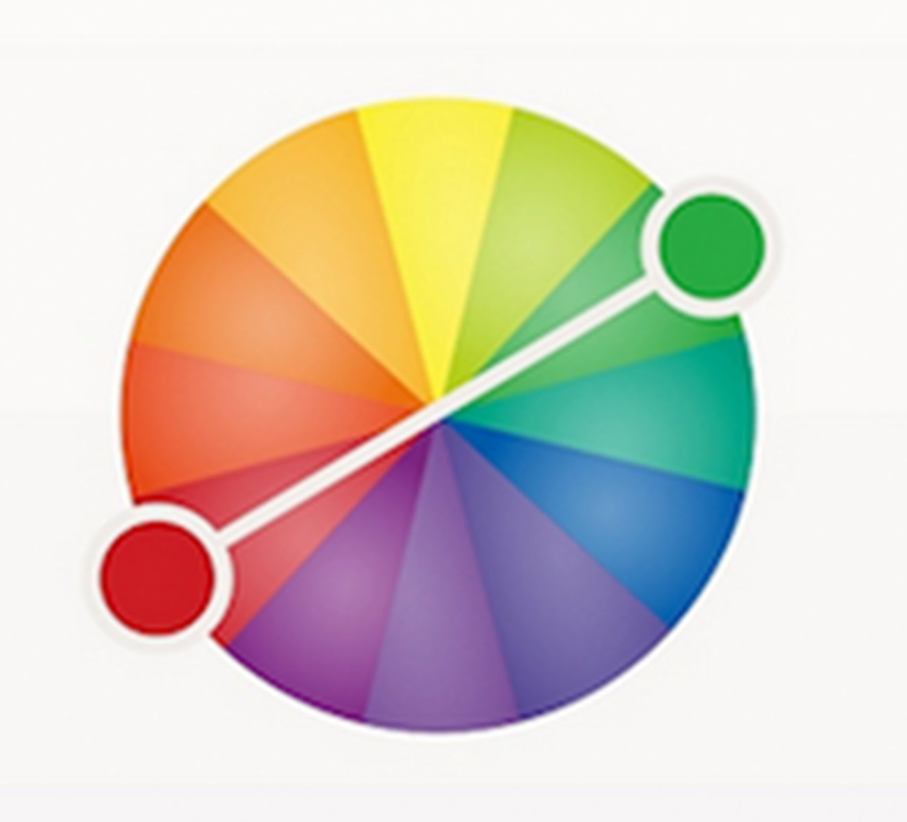 <p>Colors opposite on the color wheel(contrast+vibrance)</p>