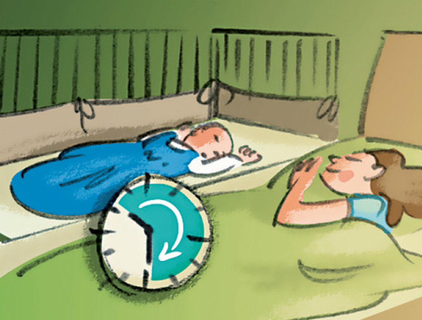 <p>проспати (цілу ніч)</p>