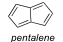 <p>Count π-electrons in pentalene. Is pentalene aromatic?</p>