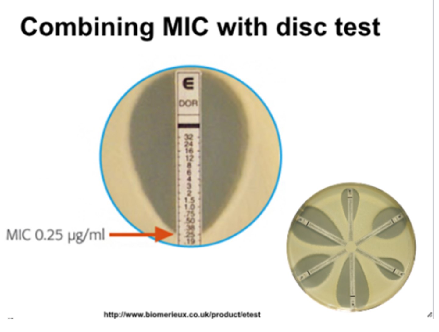 <p>combine quantitative (MBC) with qualitative (disc/ MIC)</p>
