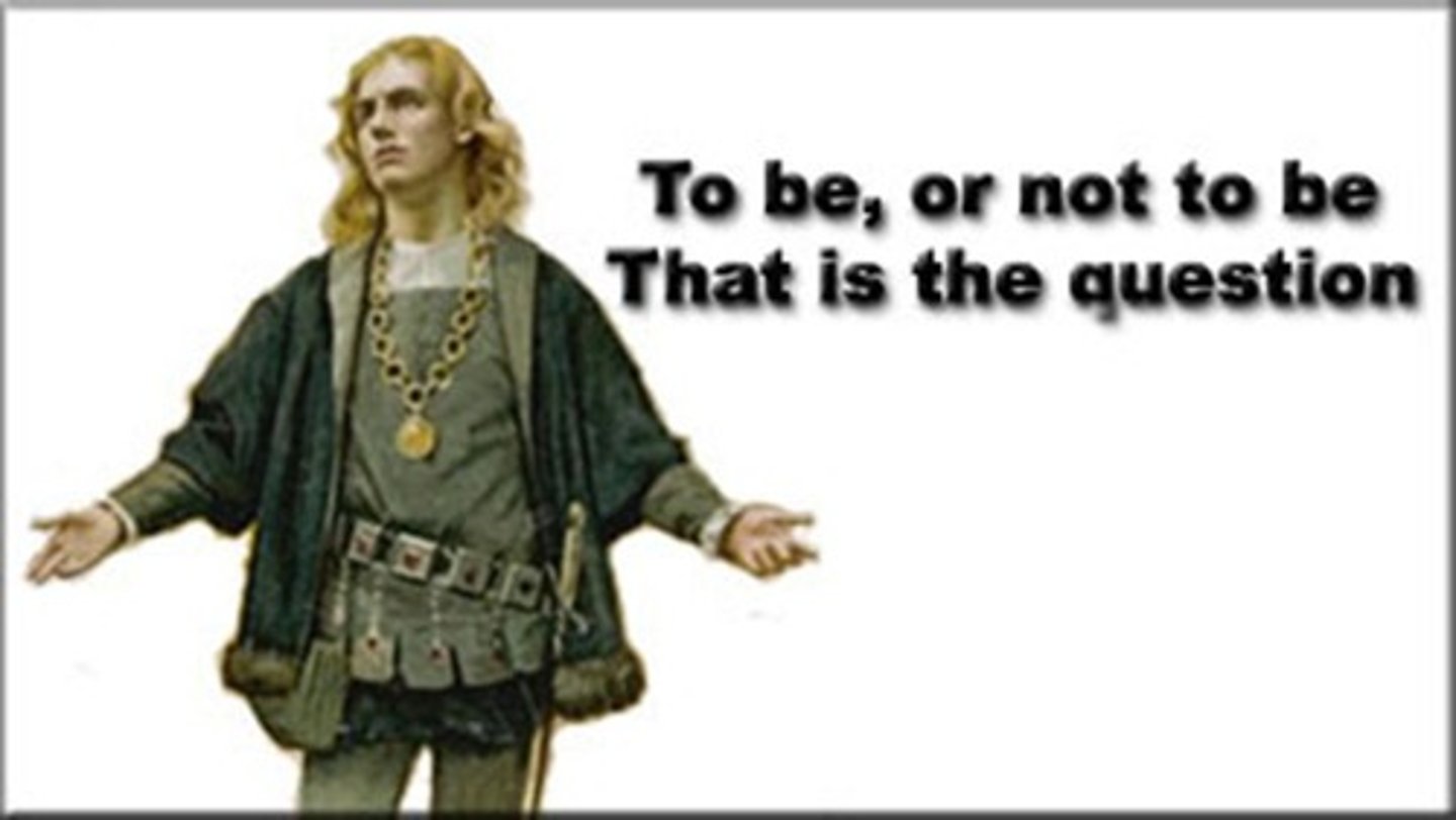 <p>a speech in a dramatic work in which a character speaks his or her thoughts aloud; the purpose is to reveal a character's inner thoughts, feelings, and plans</p>