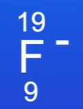 <p>This is an ion of fluorine.Calculate the number of neutrons,protons and electrons.</p>