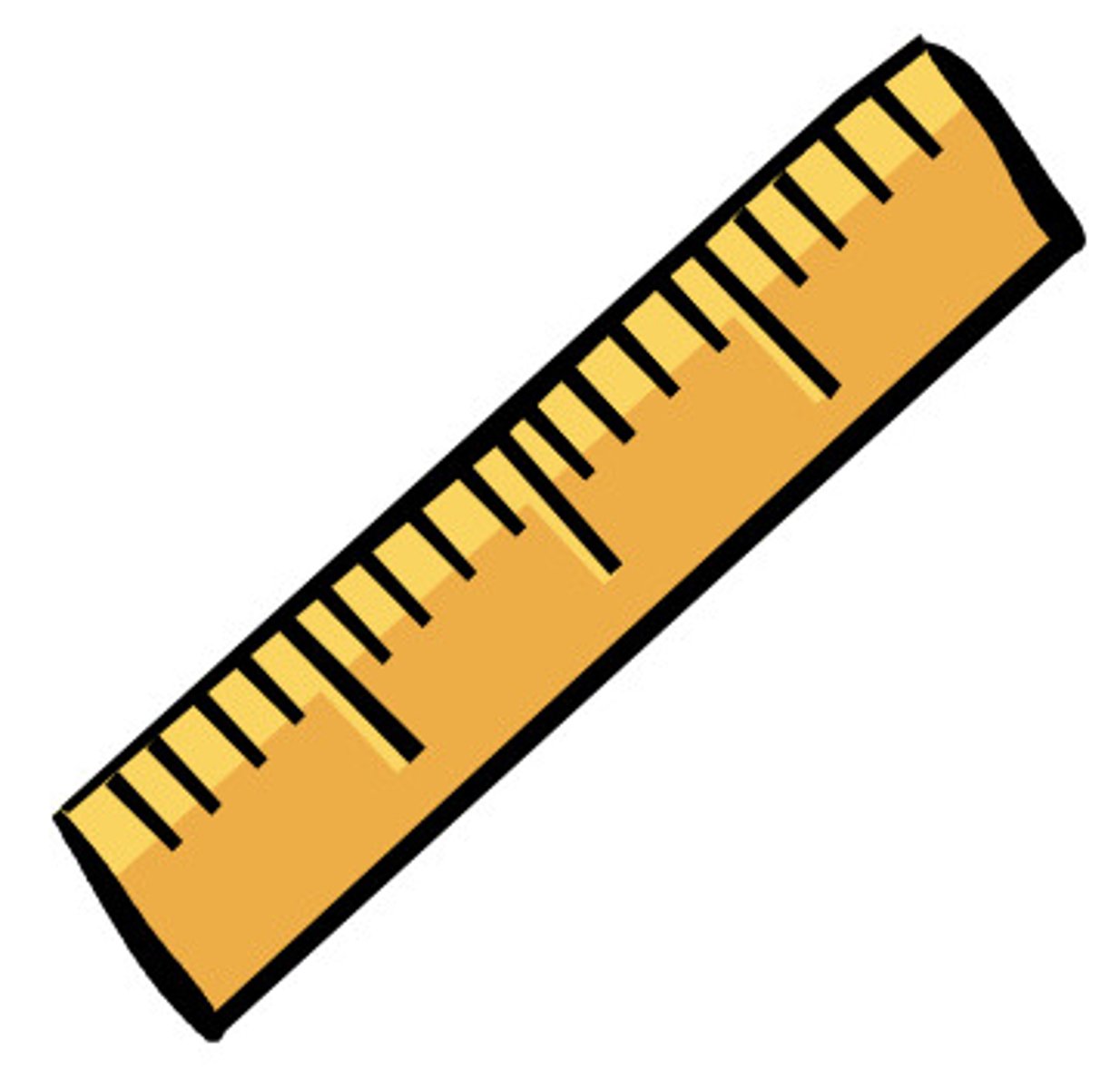 <p>one ruler</p>