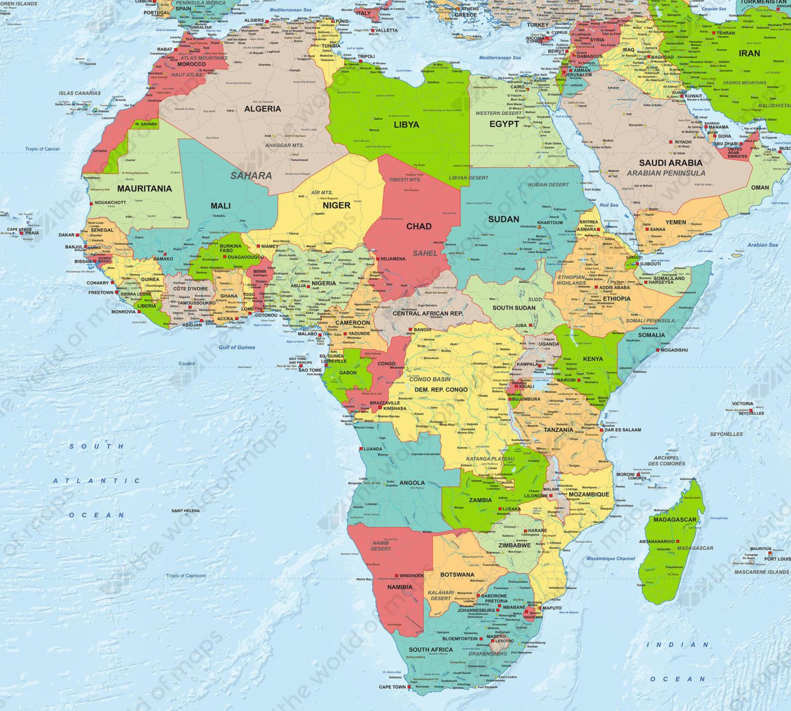 <p>Political Map</p>