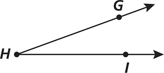 <p>A figure formed by two rays with a common endpoint.</p>