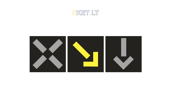 <p>What does a flashing yellow signal on the reversing traffic light mean?</p>