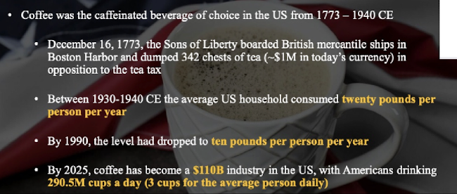 <ul><li><p>coffee may be more expensive bc coffee species risk of extinction</p></li></ul><p></p>