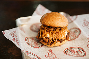 <p>BBQ Brisket Pimento</p>