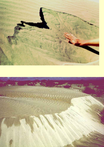 <p>Characterized by grain to grain collisions; little friction so they only occur on steep slopes where the angle of initial yield is exceeded</p>