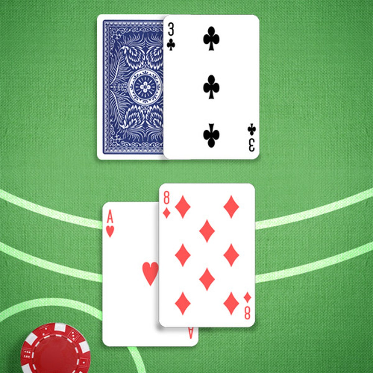 <p>You: 19</p><p>Dealer's Upcard: 3</p>