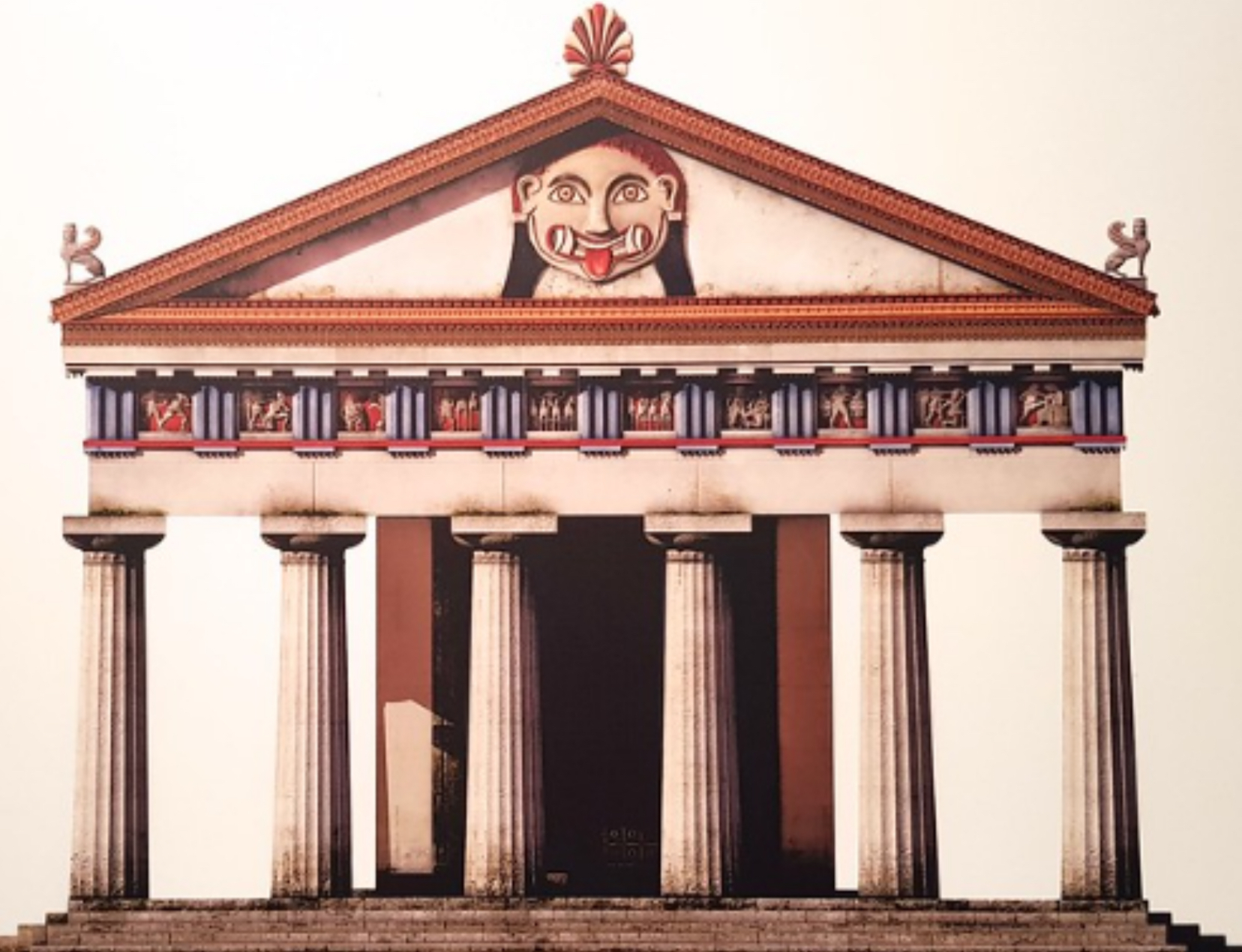 <p>When was Temple C built?</p>