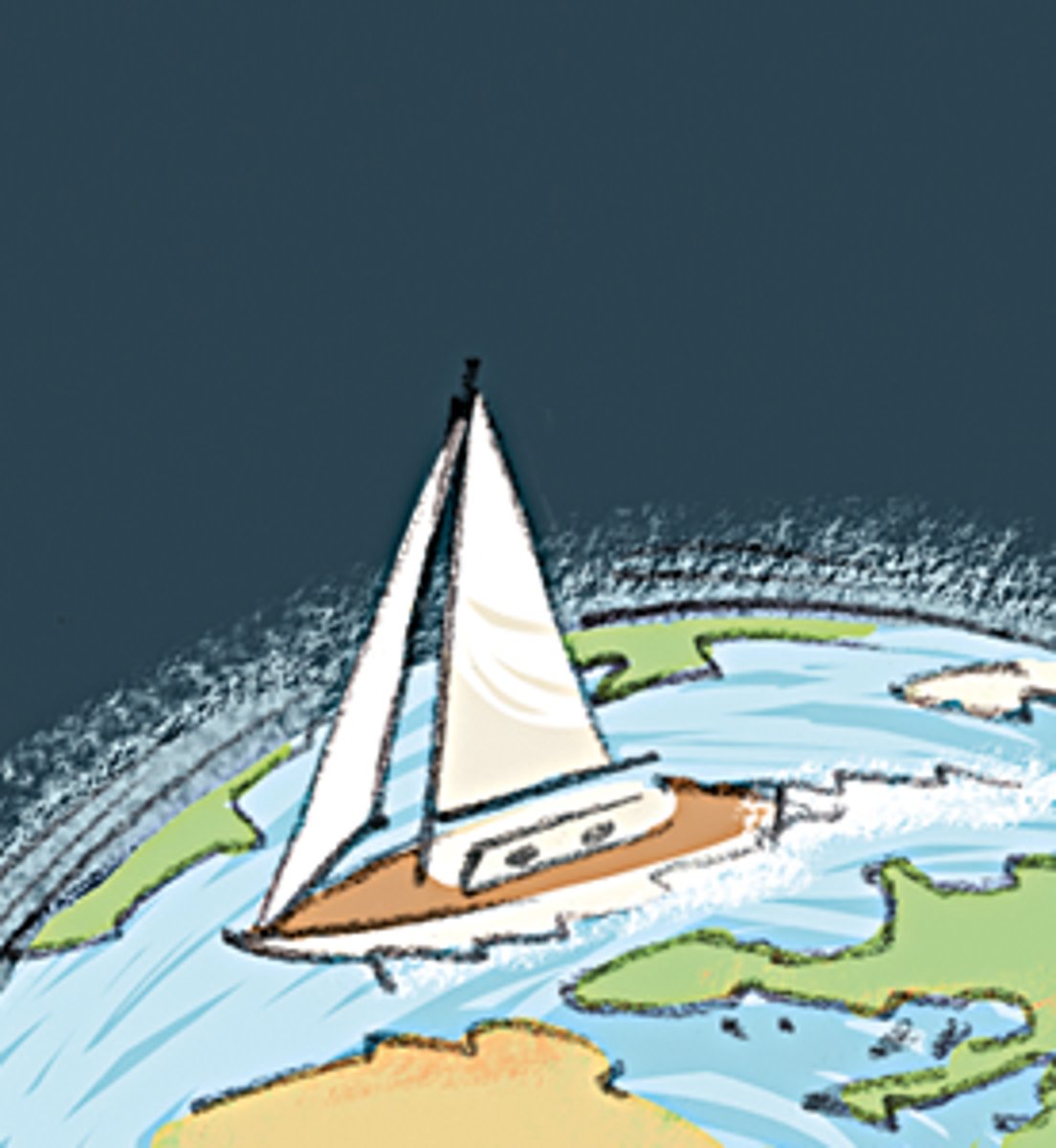 <p>to sail, to go sailing</p>