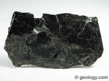 <p>black, 2.5-3 hardness, opaque, vitreous luster</p>