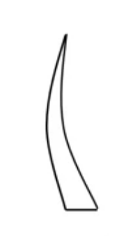 <p>form of opthalmic prisms = curved form </p>