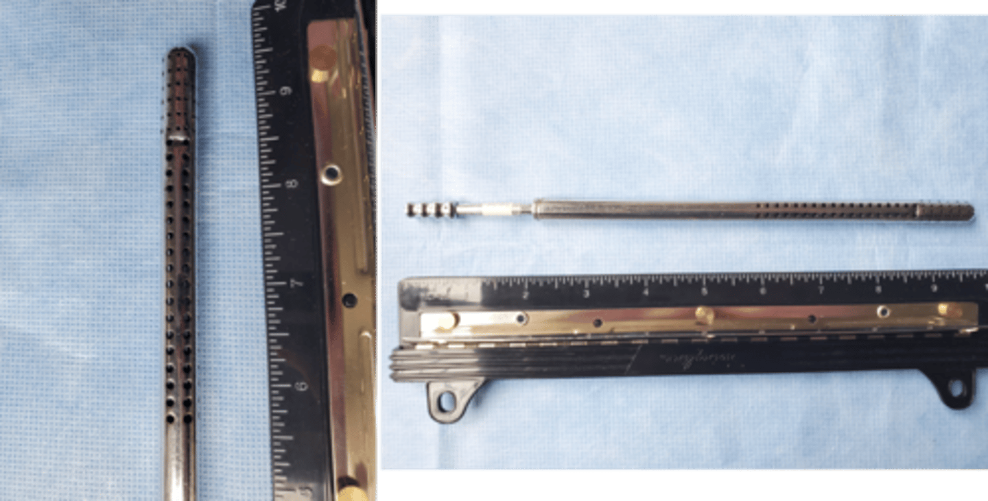 <p>Suctions large amounts of fluid</p><p>Many holes in bottom</p>