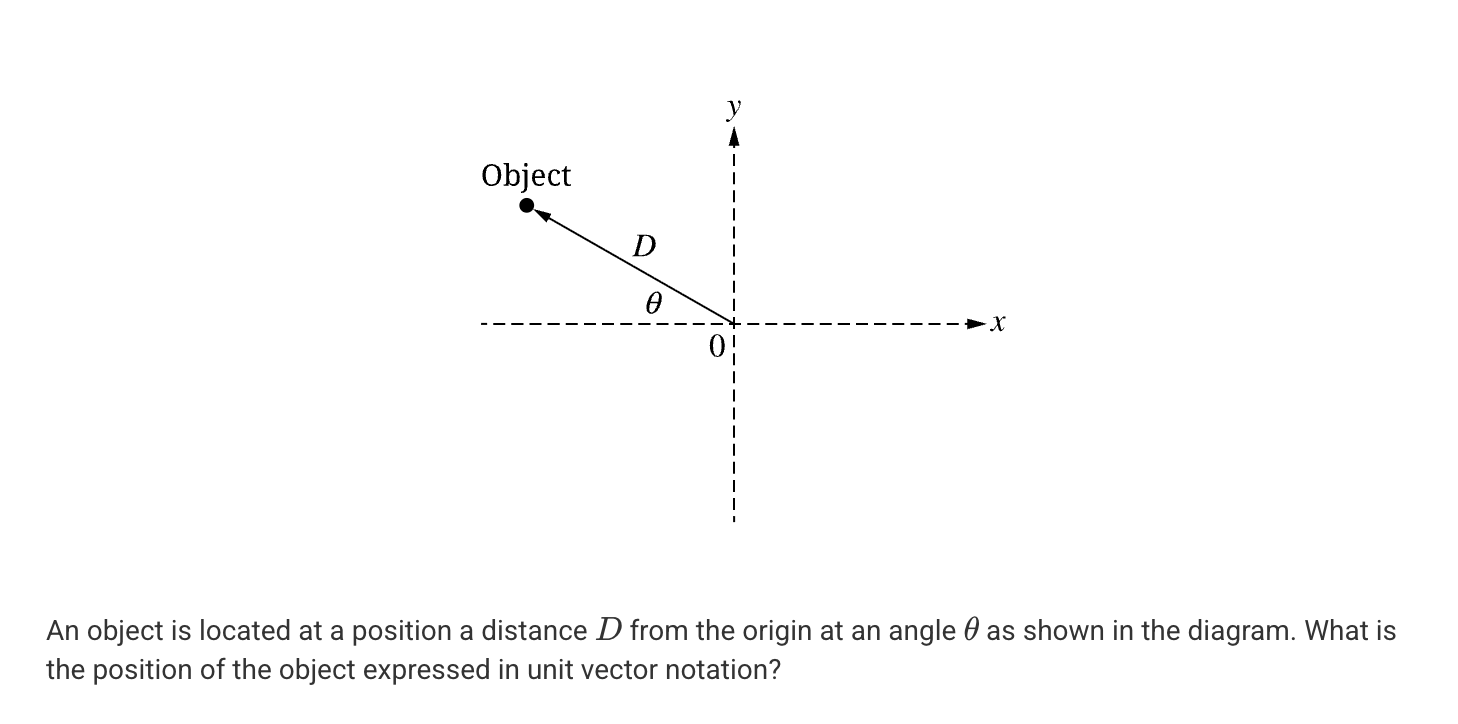 <p>A. -Dcosθî + Dsinθĵ</p><p>B.Dcosθî - Dsinθĵ</p><p>C. -Dsinθî + Dcosθĵ</p><p>D. Dsinθî - Dcosθĵ</p>