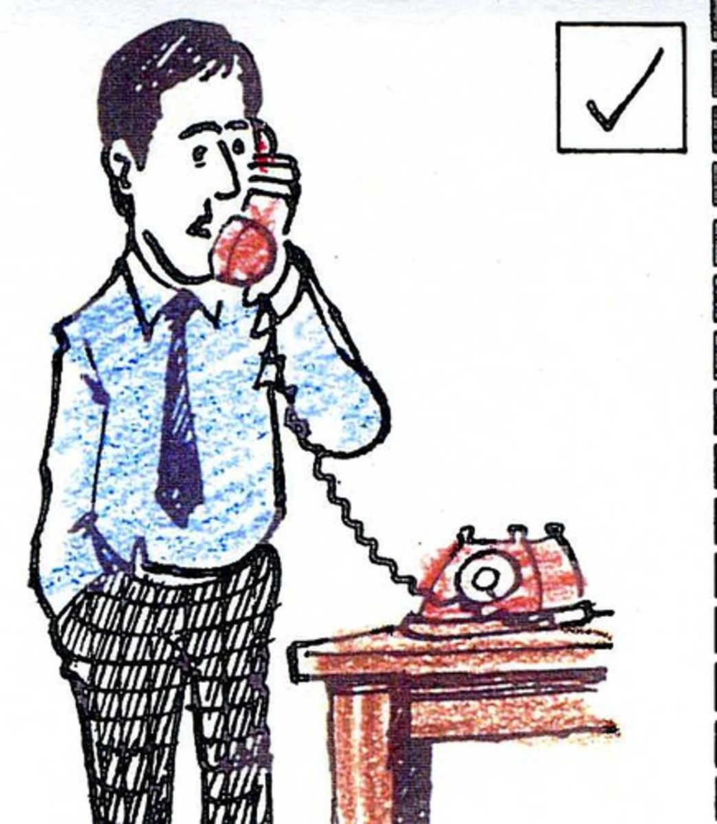 <p>a (telephone) call</p>