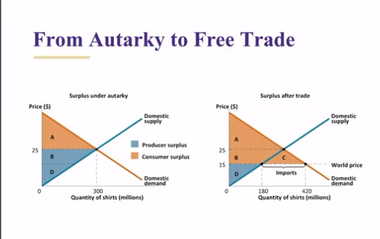 <p>producers export their goods and services </p>