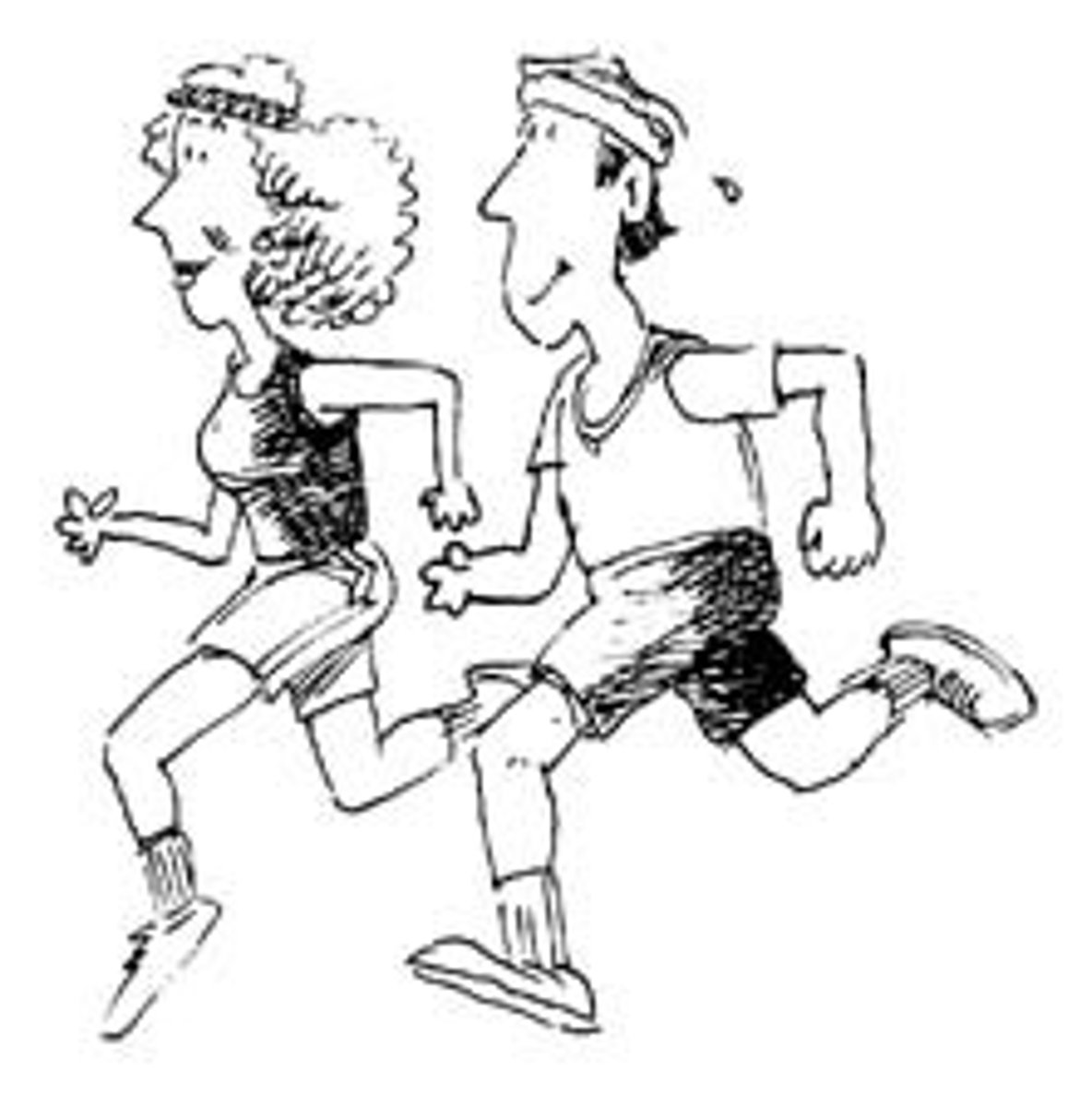 <p>jogging, cycling and swimming.</p>