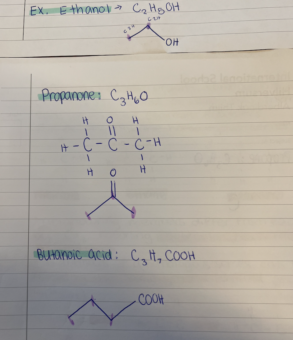 <p>first sketch out how it should look normally, and then make skeletal formula, draw each C spike, and the extra things are another line coming off of it </p>