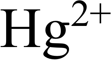 Hg ^ ( 2+ ) 