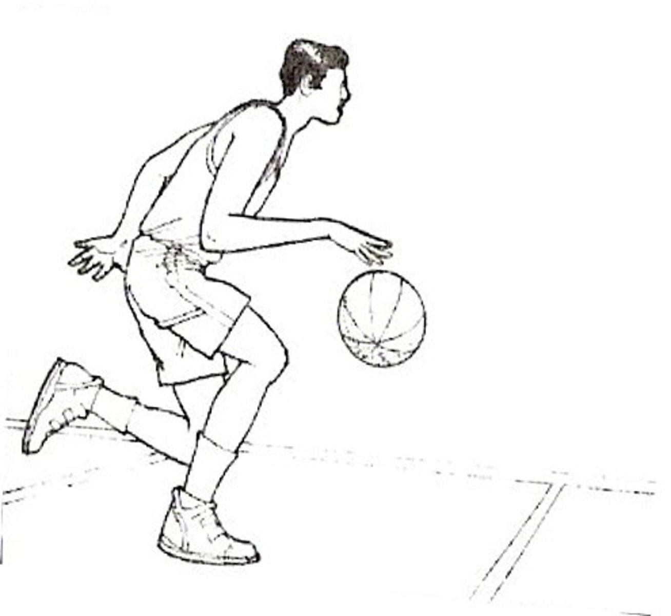 <p>to dribble</p>