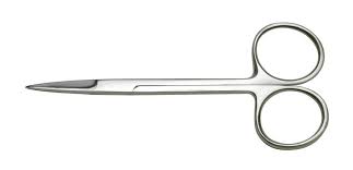 Used for cutting and dissecting fine tissues or cutting fine suture