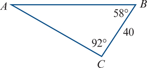 <p>find side B</p>