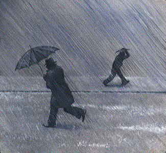 <p>to rain</p>