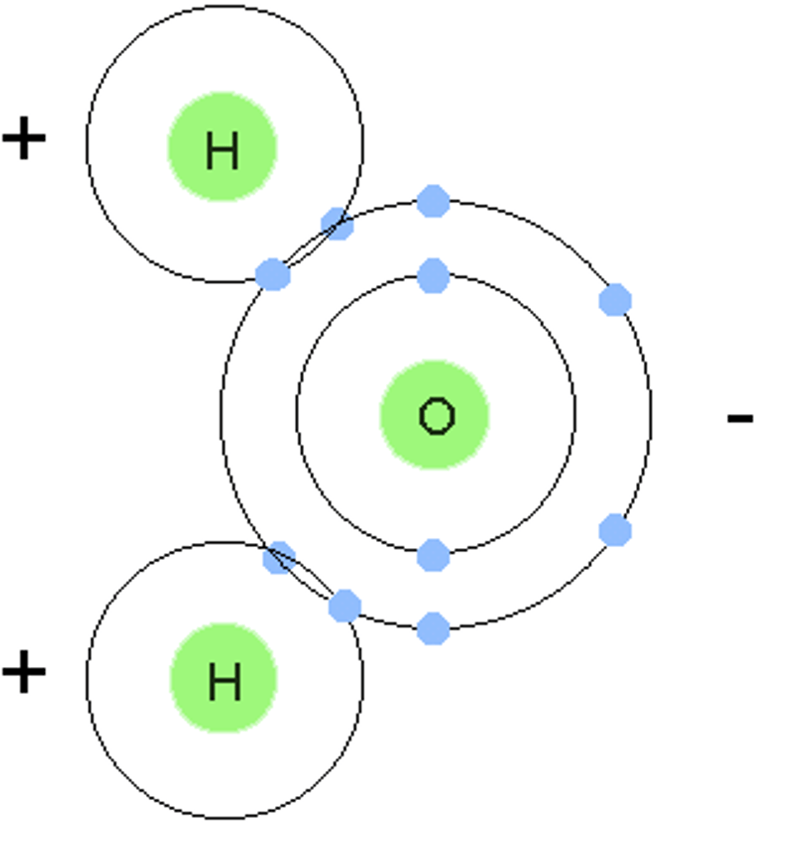 <p>a molecule in which one side of the molecule is slightly negative and the opposite side is slightly positive</p><p>H2O</p>