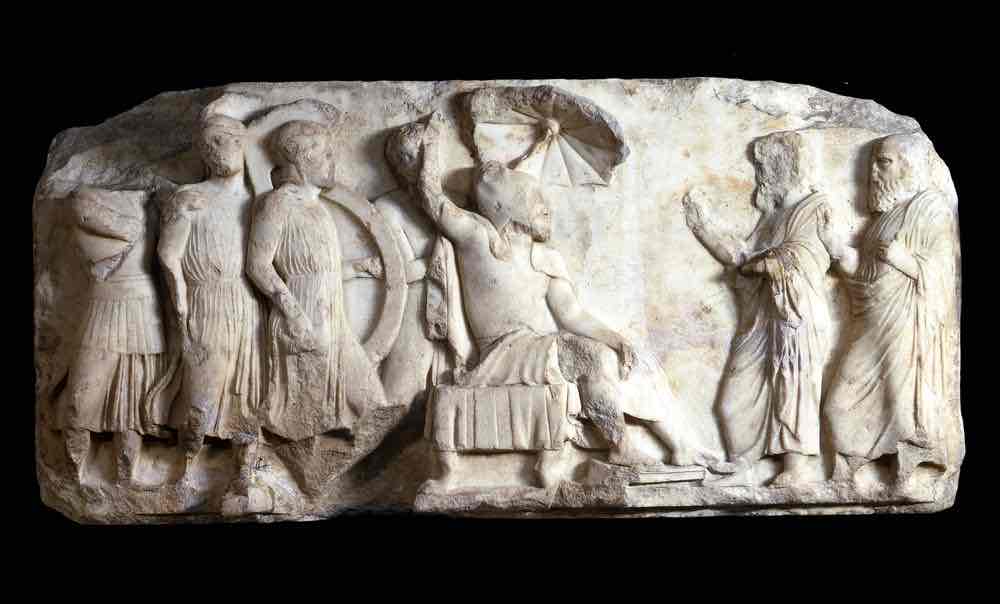 <p>Nereid monument - siege scene 1</p>