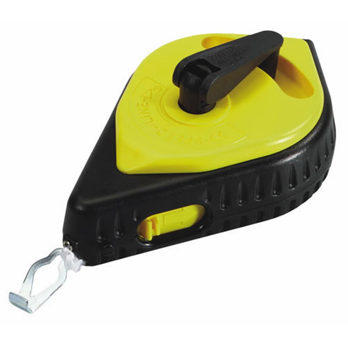 <p>A tool used to mark straight lines over long distances, consisting of a string coated with chalk.</p>